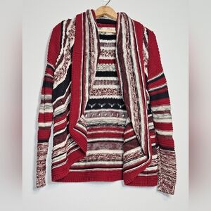 Bob Timberlake Women's Open Front Knit Cardigan,  Multi-Color,  Sz XL